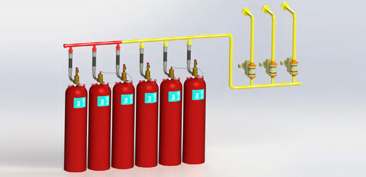 Модульные и централизованные установки газового пожаротушения